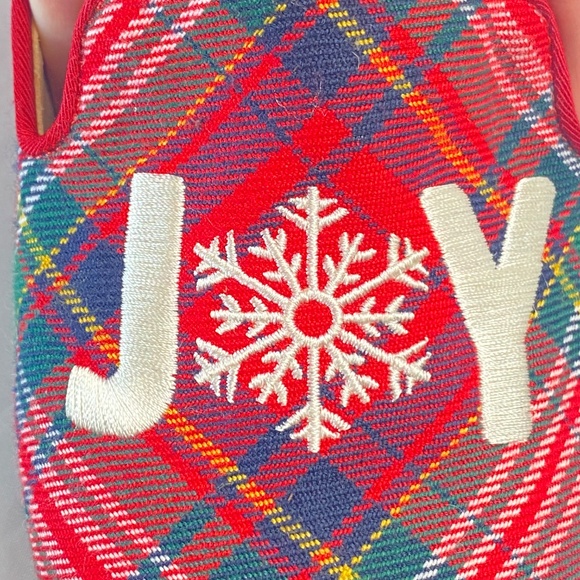 TALBOTS RYAN EMBROIDERED PLAID LOAFERS SIZE 7 - Picture 9 of 9